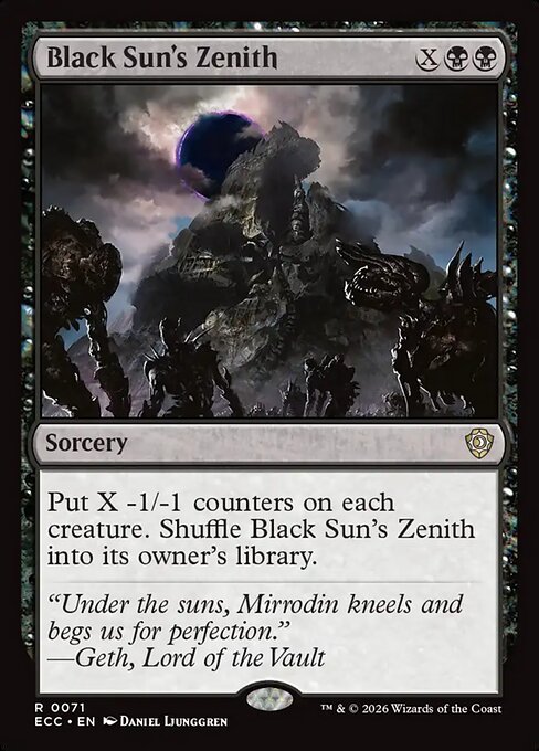 Black Sun's Zenith - Nonfoil