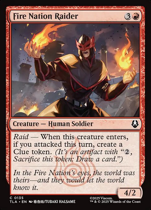 Fire Nation Raider - Nonfoil