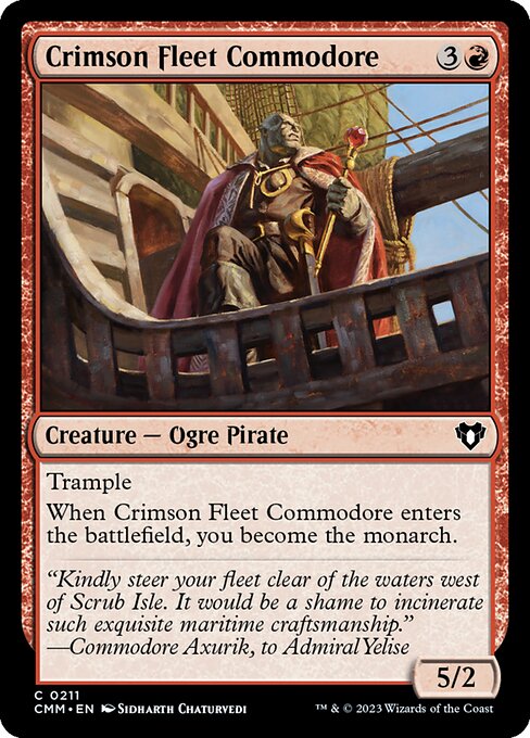 Crimson Fleet Commodore - Nonfoil
