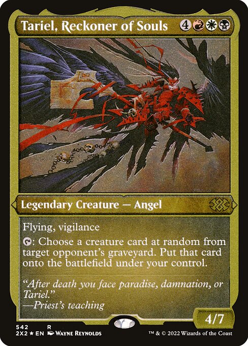 Tariel, Reckoner of Souls - Etched