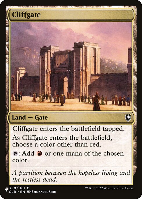 Cliffgate - Nonfoil
