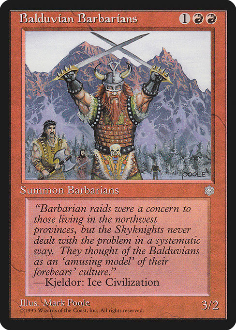 Balduvian Barbarians - Nonfoil