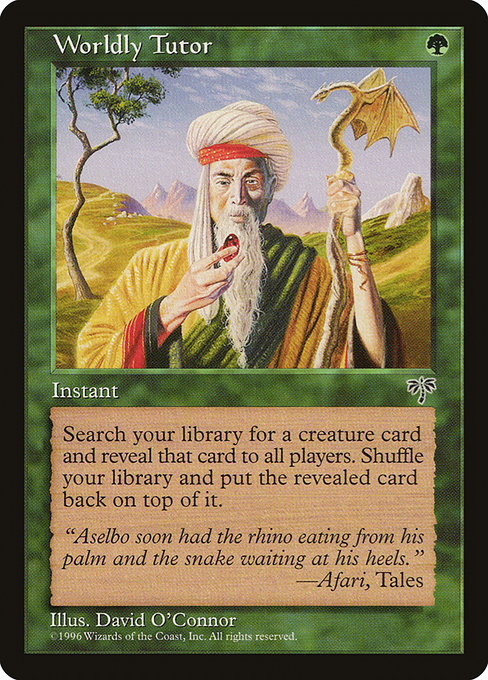 Worldly Tutor - Nonfoil