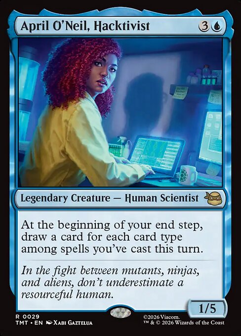 April O'Neil, Hacktivist - Nonfoil