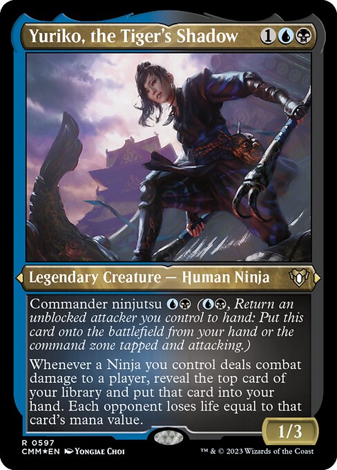 Yuriko, the Tiger's Shadow - Etched
