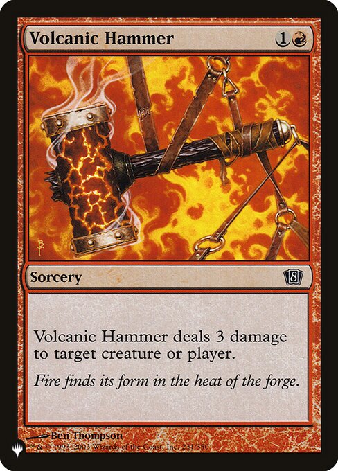 Volcanic Hammer - Nonfoil