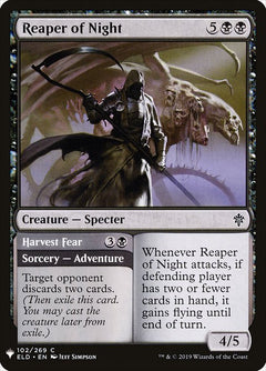 Reaper of Night // Harvest Fear (ELD-102)