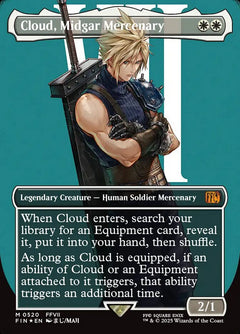 Cloud, Midgar Mercenary (Borderless - Surge Foil)