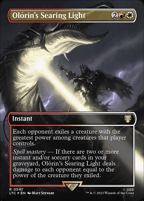 Olórin's Searing Light - Foil