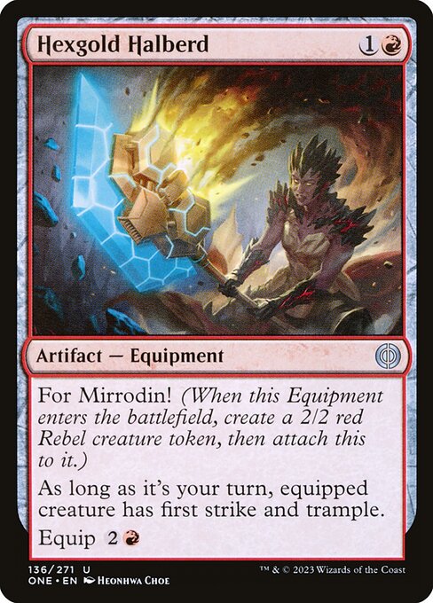 Hexgold Halberd - Nonfoil