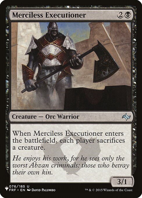 Merciless Executioner - Nonfoil