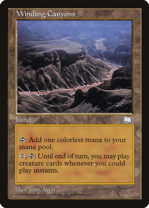 Winding Canyons - Nonfoil