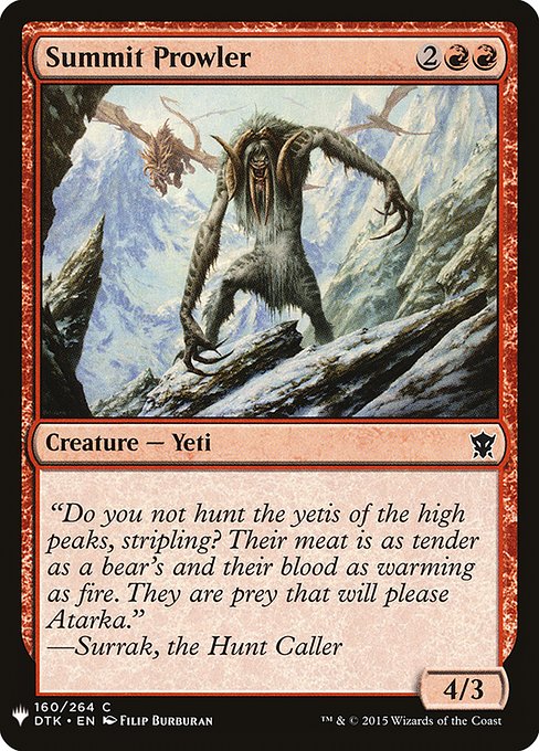 Summit Prowler - Nonfoil