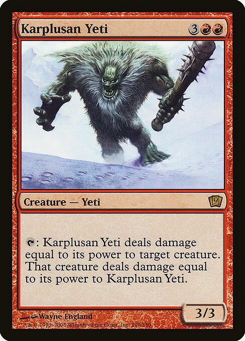 Karplusan Yeti - Foil
