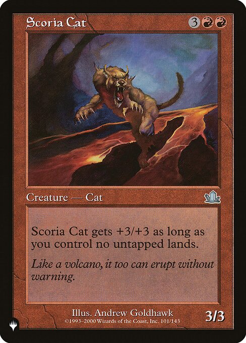 Scoria Cat - Nonfoil