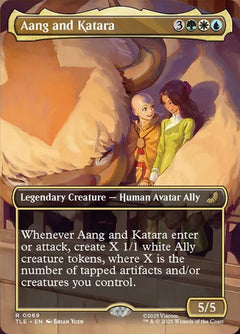 Aang and Katara (Borderless - Scene)