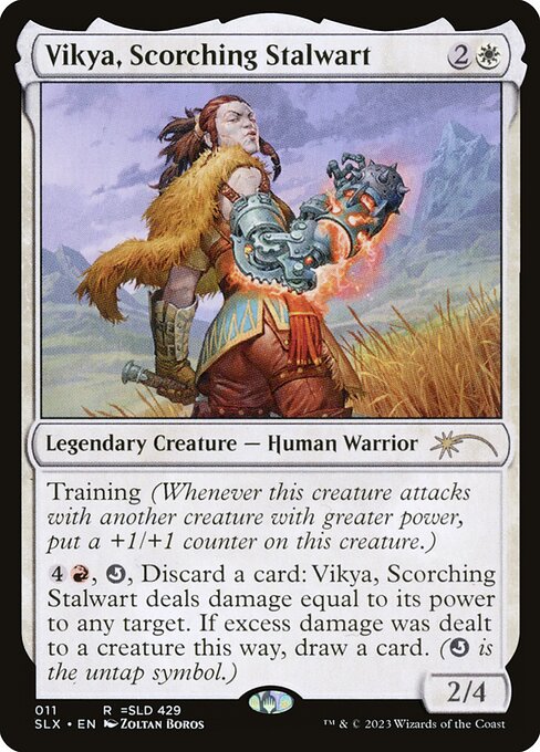 Vikya, Scorching Stalwart - Nonfoil