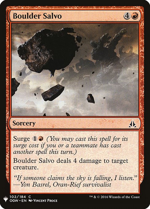 Boulder Salvo - Nonfoil