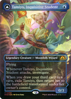 Tamiyo, Inquisitive Student // Tamiyo, Seasoned Scholar