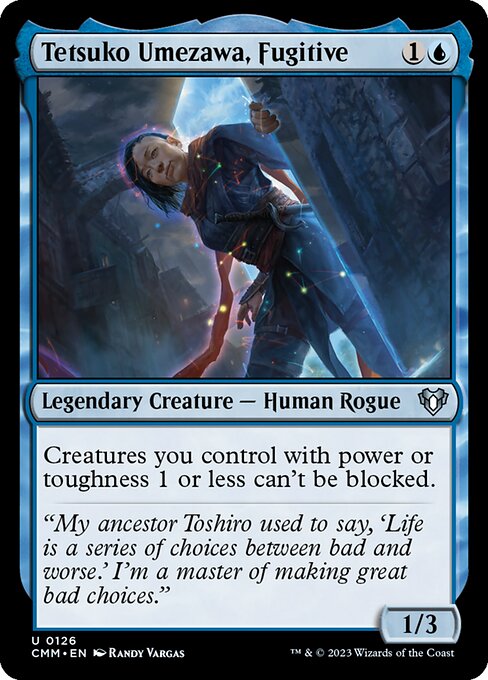 Tetsuko Umezawa, Fugitive - Nonfoil
