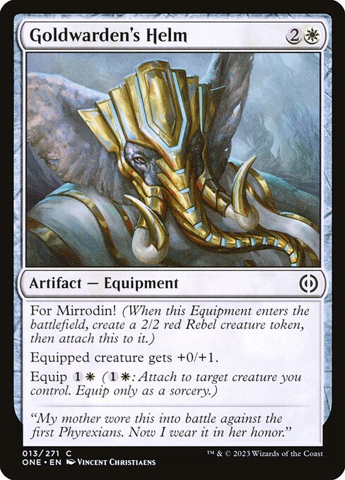 Goldwarden's Helm - Nonfoil
