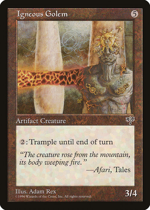 Igneous Golem - Nonfoil