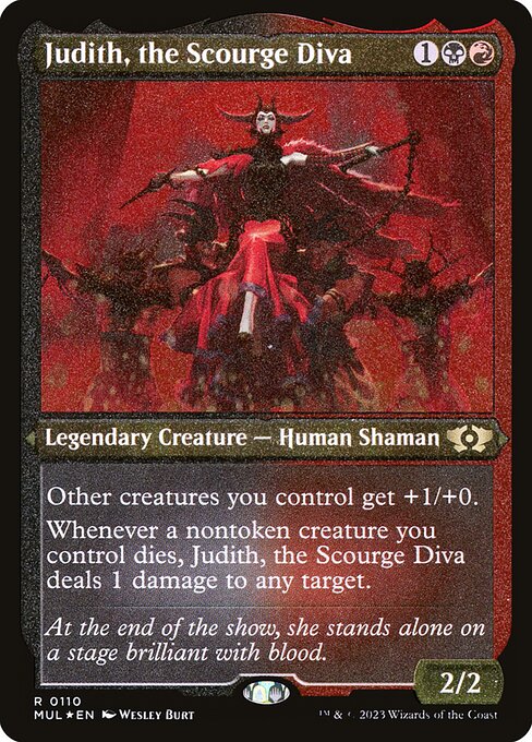 Judith, the Scourge Diva - Etched