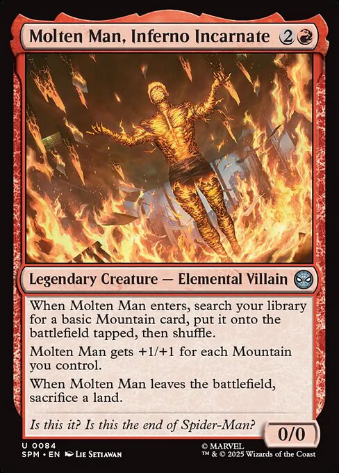 Molten Man, Inferno Incarnate - Nonfoil