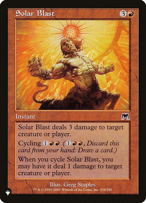 Solar Blast - Nonfoil