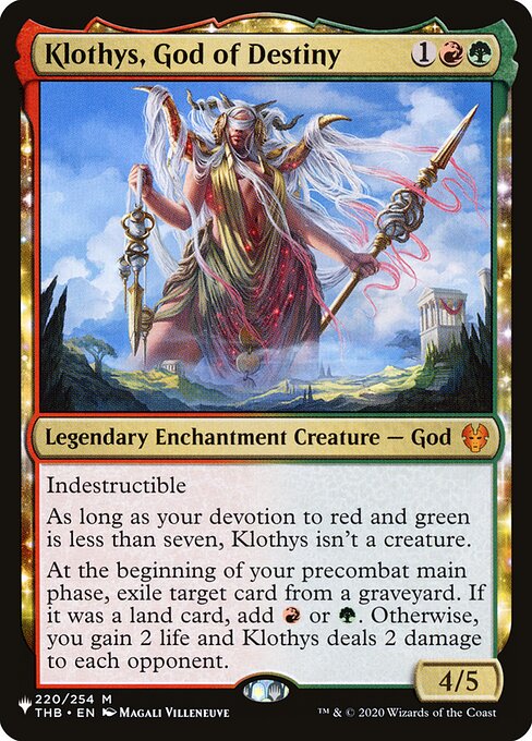 Klothys, God of Destiny - Nonfoil