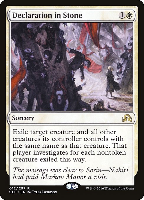 Declaration in Stone - Nonfoil