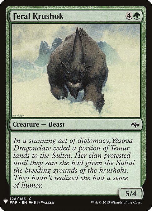 Feral Krushok - Nonfoil