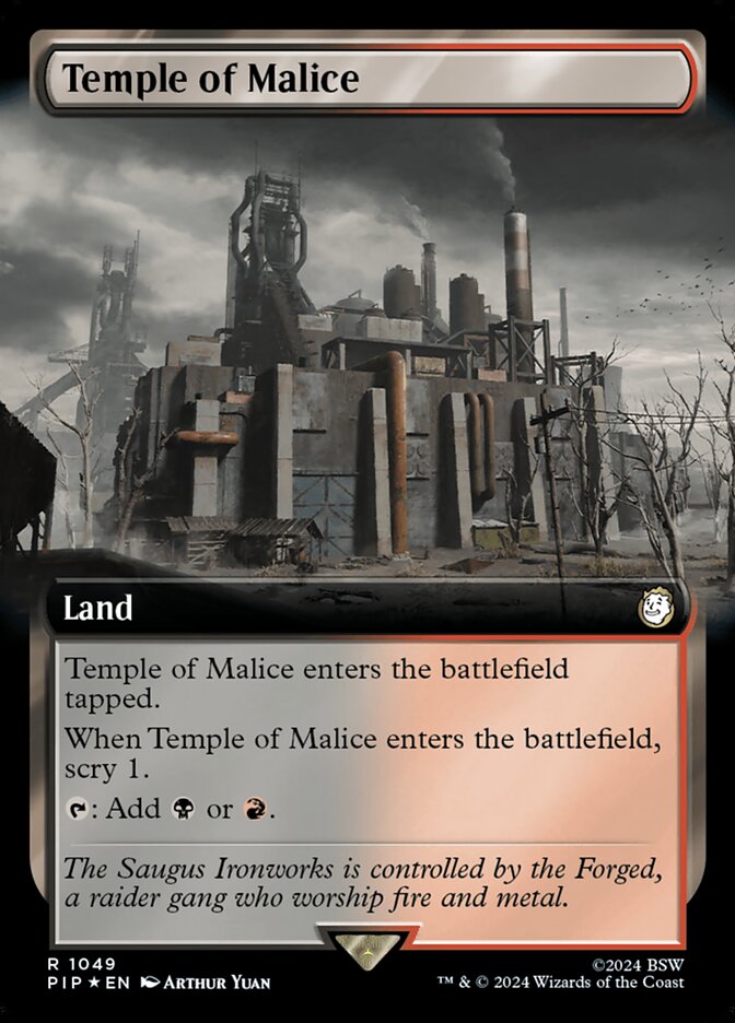 Temple of Malice (Extended Art - Surge Foil)