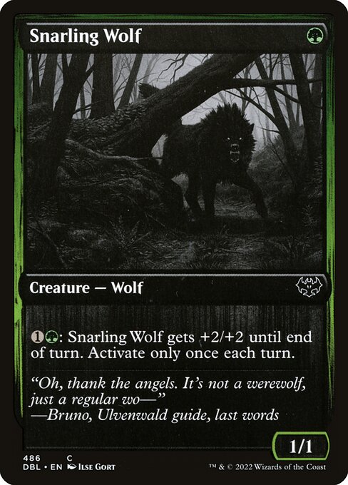 Snarling Wolf - Nonfoil