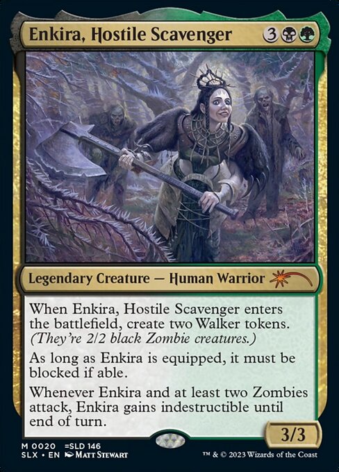 Enkira, Hostile Scavenger - Nonfoil