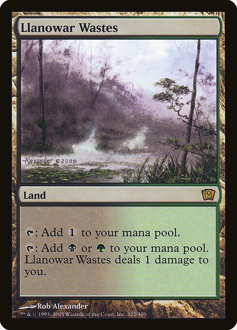 Llanowar Wastes - Foil