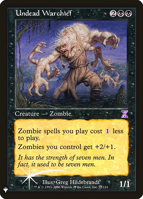 Undead Warchief - Foil