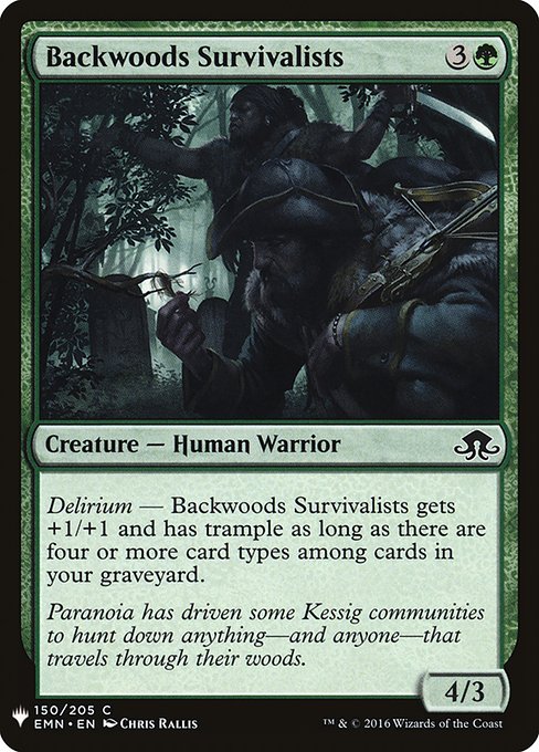 Backwoods Survivalists - Nonfoil