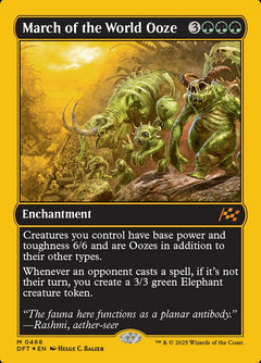 March of the World Ooze (Gold Foil)