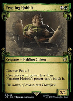 Feasting Hobbit (Scroll Showcase)