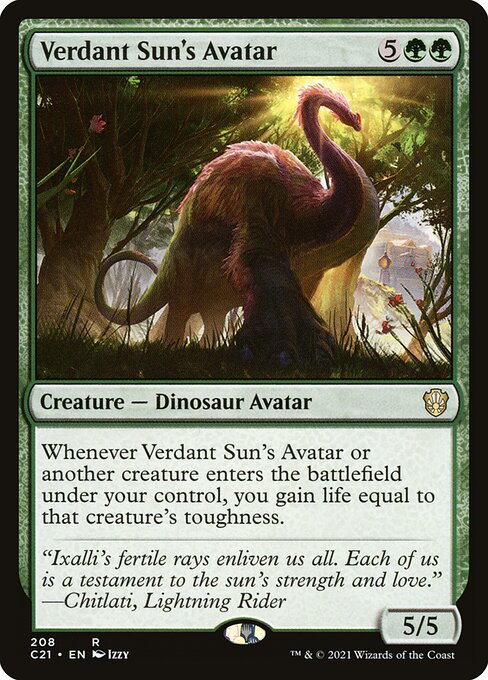 Verdant Sun's Avatar - Nonfoil