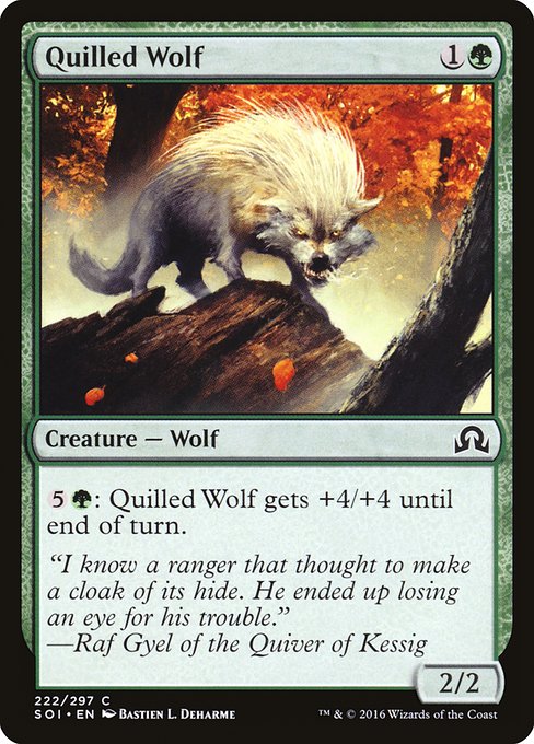 Quilled Wolf - Nonfoil