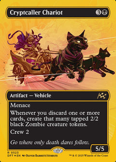 Cryptcaller Chariot (Borderless - Gold Foil)