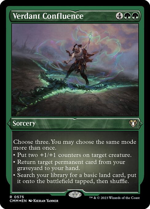Verdant Confluence - Etched