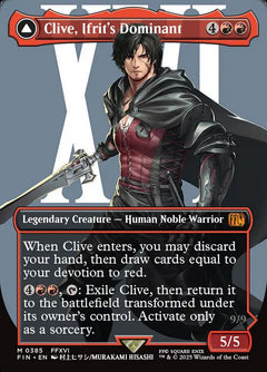 Clive, Ifrit's Dominant // Ifrit, Warden of Inferno (Borderless 385)