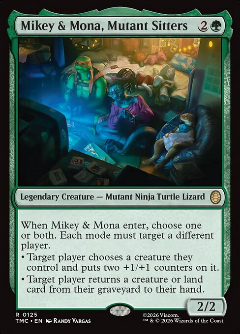 Mikey & Mona, Mutant Sitters - Nonfoil