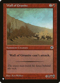 Wall of Granite (POR-155)