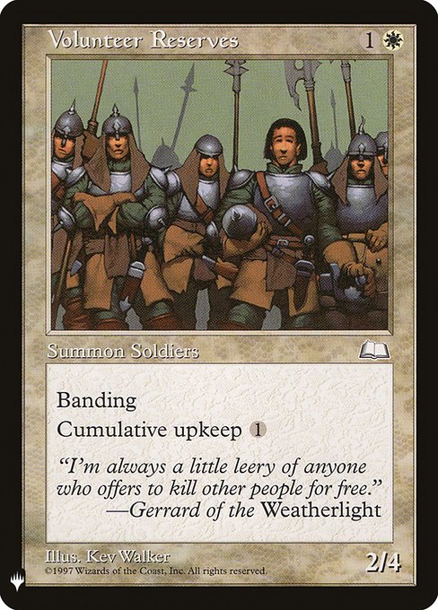 Volunteer Reserves - Nonfoil