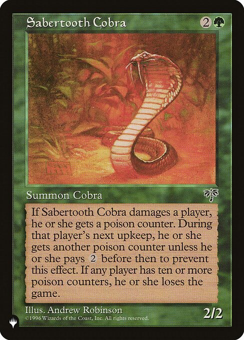 Sabertooth Cobra - Nonfoil