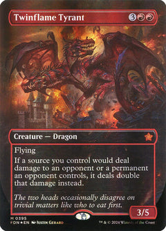 Twinflame Tyrant (Borderless - Mana Foil)